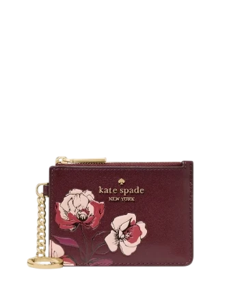 Kate Spade New York Floral Key Ring Card Holder