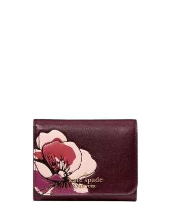Kate Spade New York Floral Small L-zip Flap Wallet