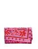 Kate Spade New York Fold Bandana Printed Clutch Carousel Pink