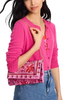 Kate Spade New York Fold Bandana Printed Clutch Carousel Pink
