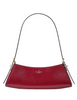 Kate Spade New York Frankie Textured Patent Leather Small East West Shoulder Red Jam