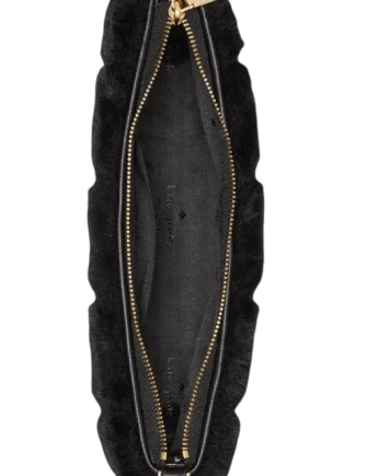 Kate Spade New York Gemini Faux Fur Mini Bag Black