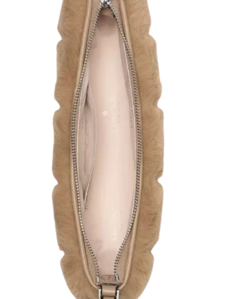 Kate Spade New York Gemini Faux Fur Mini Bag  Natural 