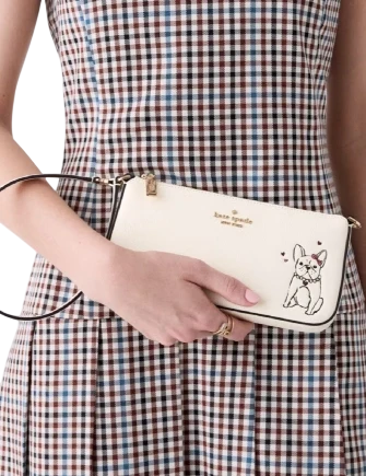 Kate Spade New York Gemini Lottie Frenchie Mini Bag Meringue