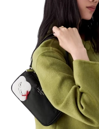 Kate Spade New York Gemini Monsters Mini Bag Black