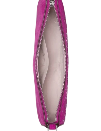 Kate Spade New York Gemini Studded Suede Mini Bag Beet