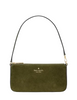 Kate Spade New York Gemini Suede Convertible Wristlet Enchanted Green