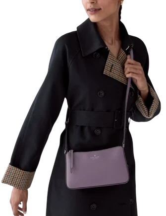 Kate Spade New York Ginnie Crossbody Bag Smoky Amethyst 