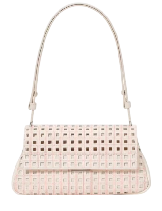 Kate Spade New York Grace Perforated Convertible Shoulder Bag Cream