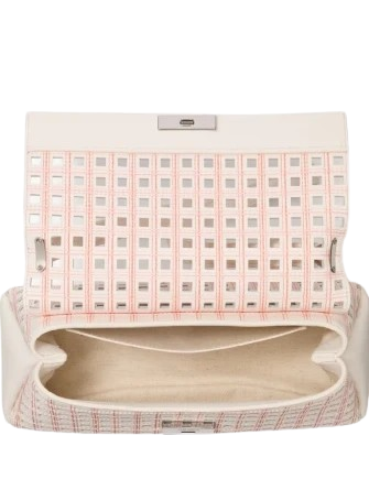 Kate Spade New York Grace Perforated Convertible Shoulder Bag Cream