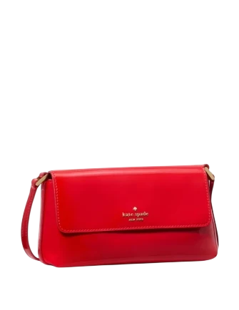 Kate Spade New York Gwen Patent Crossbody Bag KS Bright Red