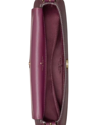Kate Spade New York Gwen Patent Shoulder Bag Deep Cherry