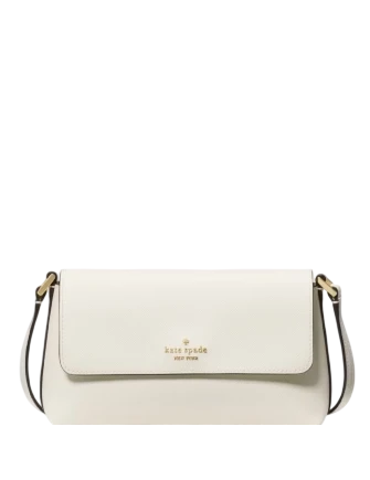 Kate Spade New York Gwen Textured Patent Crossbody Bag Meringue