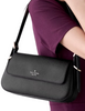 Kate Spade New York Gwen Textured Patent Shoulder Bag Black