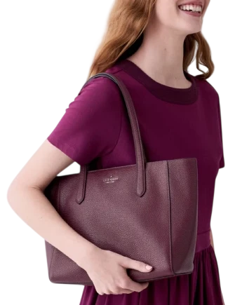 Kate Spade New York Gwen Tote Bag Deep Cherry