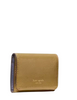 Kate Spade New York Halo Glazed Card Case Trifold Wallet Dried Thyme