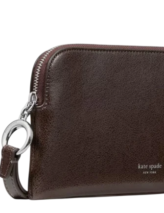 Kate Spade New York Halo Glazed Wristlet Hot Fudge