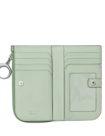 Kate Spade New York Halo Small Bifold Wallet Crisp Sage