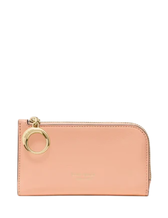 Kate Spade New York Halo Small Bifold Wallet Light Cantaloupe