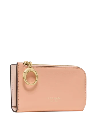 Kate Spade New York Halo Small Bifold Wallet Light Cantaloupe