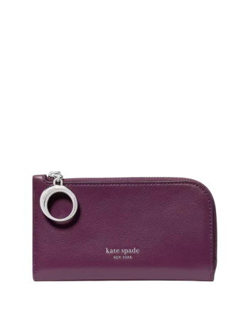 Kate Spade New York Halo Small Bifold Wallet Purple Agate