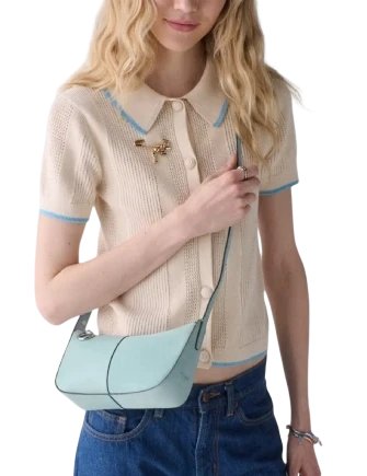 Kate Spade New York Halo Suede Crossbody Bag English Sea