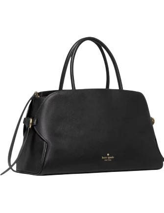 Kate Spade New York Harper Satchel Bag Black