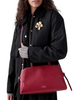 Kate Spade New York Harper Satchel Bag Red Jam