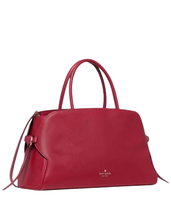 Kate Spade New York Harper Satchel Bag Red Jam