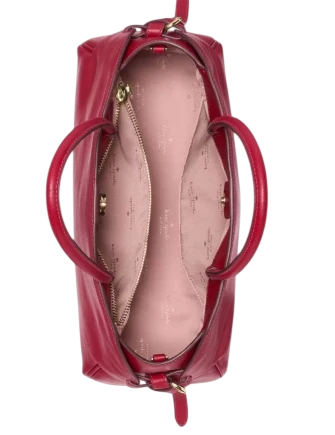 Kate Spade New York Harper Satchel Bag Red Jam