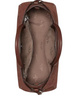 Kate Spade New York Harper Suede Croc Satchel Bag Chocolate Truffle