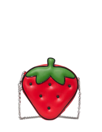 Kate Spade New York Hello Kitty And Friends X Kate Spade New York 3D Strawberry Mini Crossbody Bag