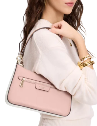 Kate Spade New York Hudson Colorblocked Convertible Crossbody Rose Smoke
