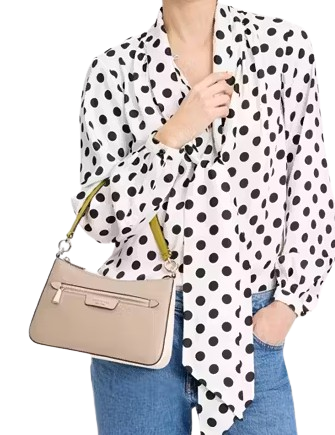 Kate Spade New York Hudson Colorblocked Convertible Crossbody Timeless Taupe