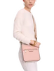 Kate Spade New York Hudson Colorblocked Pebbled Leather Messenger Crossbody  Rose Smoke 