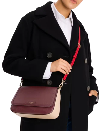 Kate Spade New York Hudson Convertible Shoulder Bag  Cherry Juice 