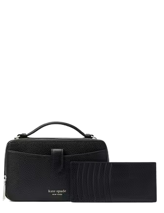 Kate Spade New York Hudson Double Zip Crossbody Black