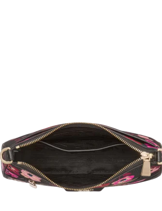 Kate Spade New York Hudson Fall Poppies Convertible Crossbody Black