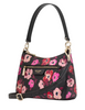 Kate Spade New York Hudson Fall Poppies Convertible Crossbody Black