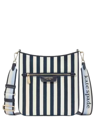 Kate Spade New York Hudson Large Messenger Crossbody Parisian Navy 