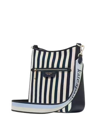 Kate Spade New York Hudson Large Messenger Crossbody Parisian Navy 