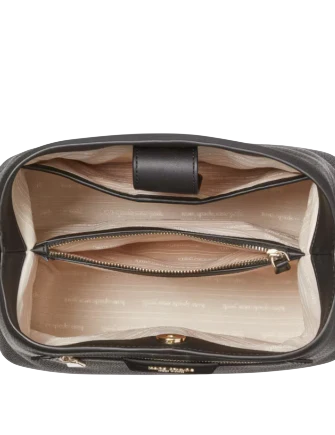 Kate Spade New York Hudson Pebbled Leather Shoulder Bag Black