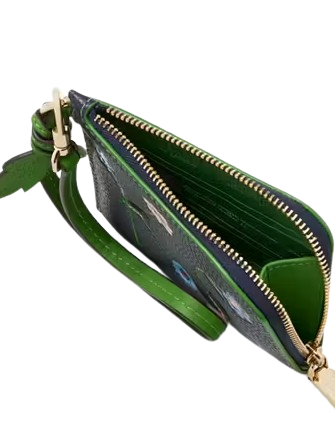 Kate Spade New York In The Garden Card Case Wristlet Parisian Navy