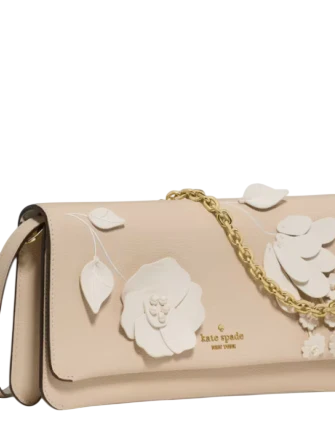 Kate Spade New York Ivy Floral Crossbody Bag Milk Glass