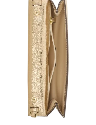 Kate Spade New York Ivy Metallic Crossbody Bag Gold
