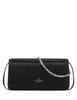 Kate Spade New York Ivy Shiny Quilted Crossbody Bag Black