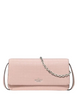 Kate Spade New York Ivy Shiny Quilted Crossbody Bag Rose Smoke