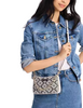 Kate Spade New York Jolie Spade Flower Jacquard Small Convertible Crossbody Charcoal Grey