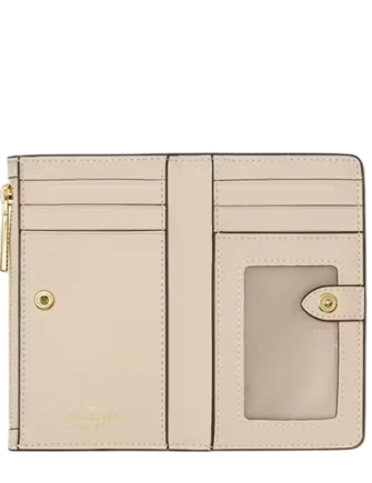 Kate Spade New York Julia Small Bifold Wallet Light Sand