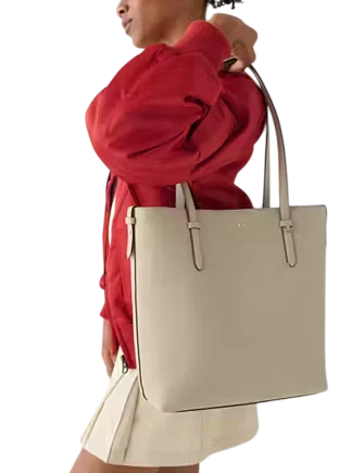 Kate Spade New York Juliette Leather Medium Tote Light Sand